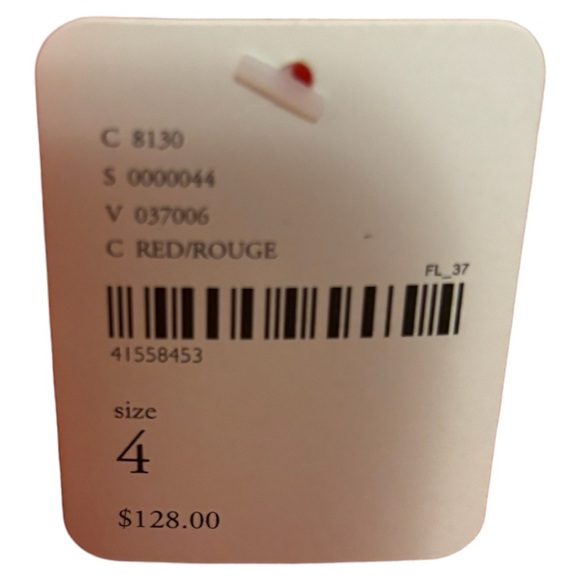 Free People Orange/Rouge Halter Open Back Lace Design Dress NWT Size 4 🧡 - Picture 7 of 11